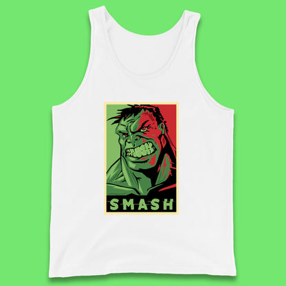 Marvels Avengers The Incredible Hulk Angry Face Smash Hulk Giant Man Hulk Superhero Movie Character Tank Top