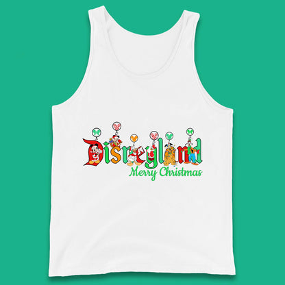 disneyland merry christmas tank top