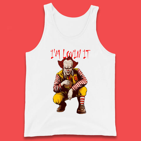 I'm Loven It Pennywise Clown Halloween IT Pennywise Clown Horror Movie Fictional Character Tank Top