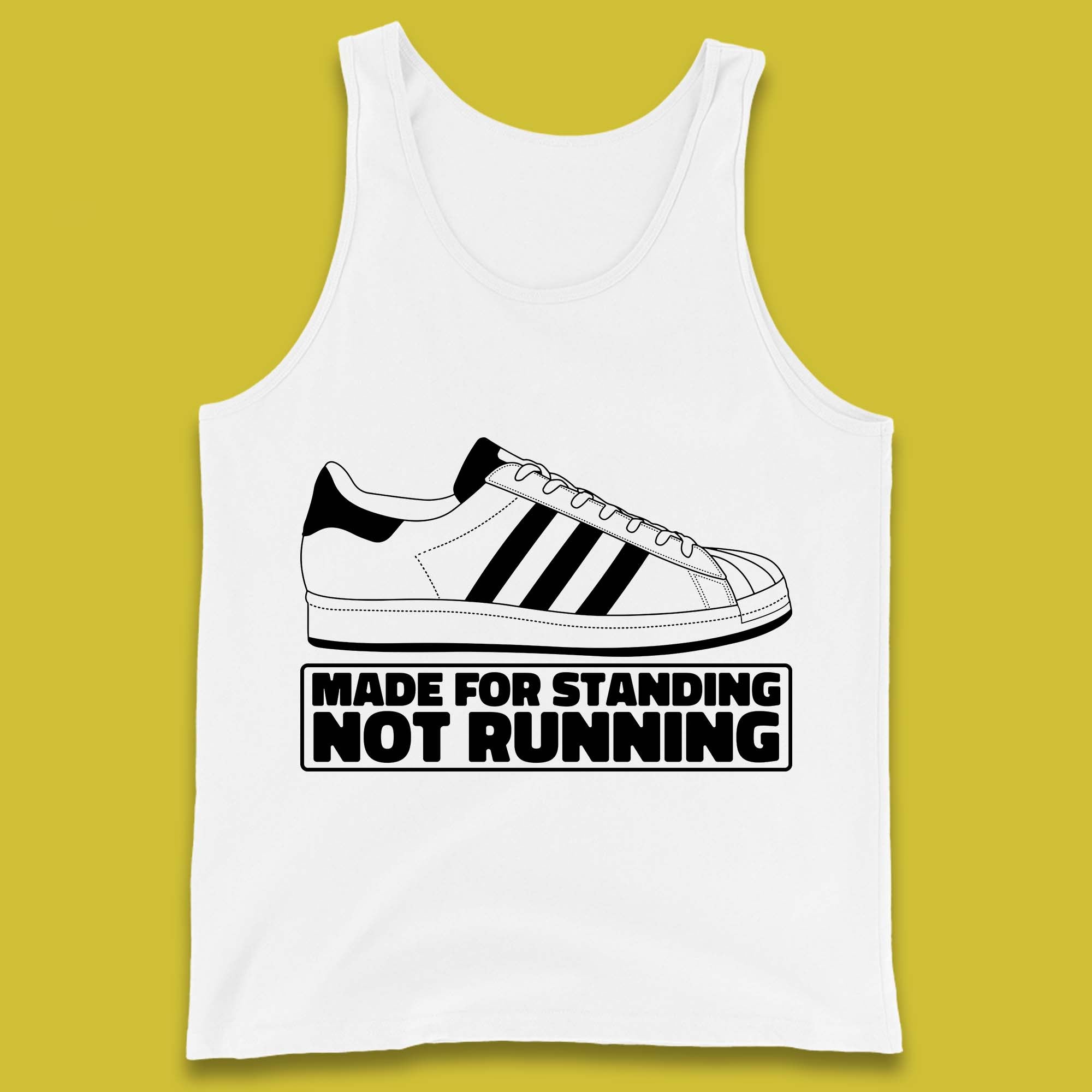 Made For Standing Not Running Football Hooligan Trimm Trab Terraces Tank Top