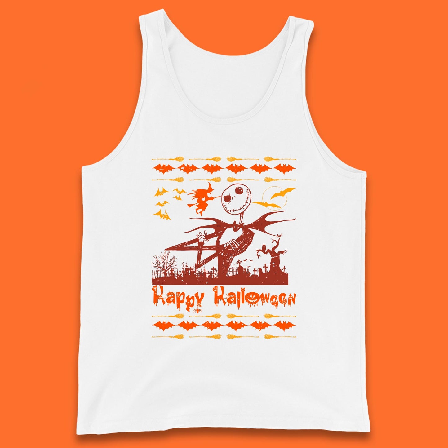 happy halloween tank top