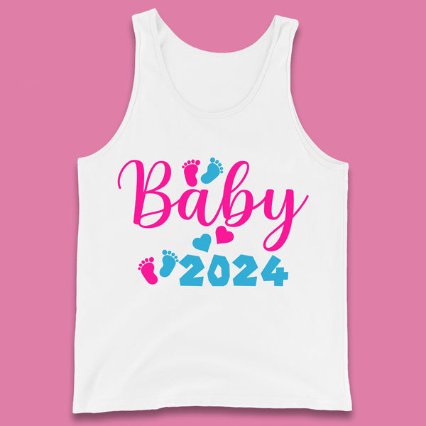 Baby 2024 Pregnancy Announcement Tank Top