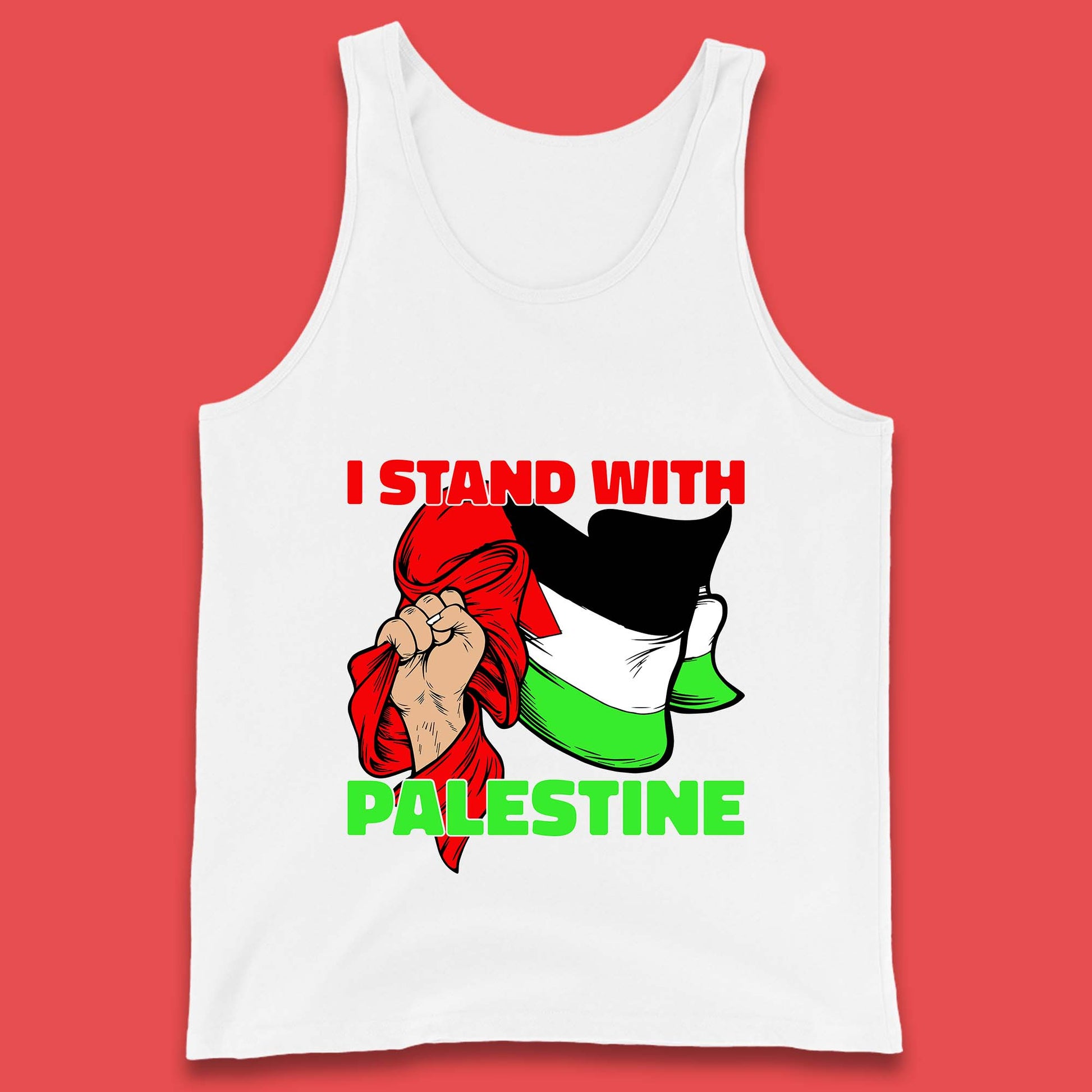 I Stand with Palestine Vest Top