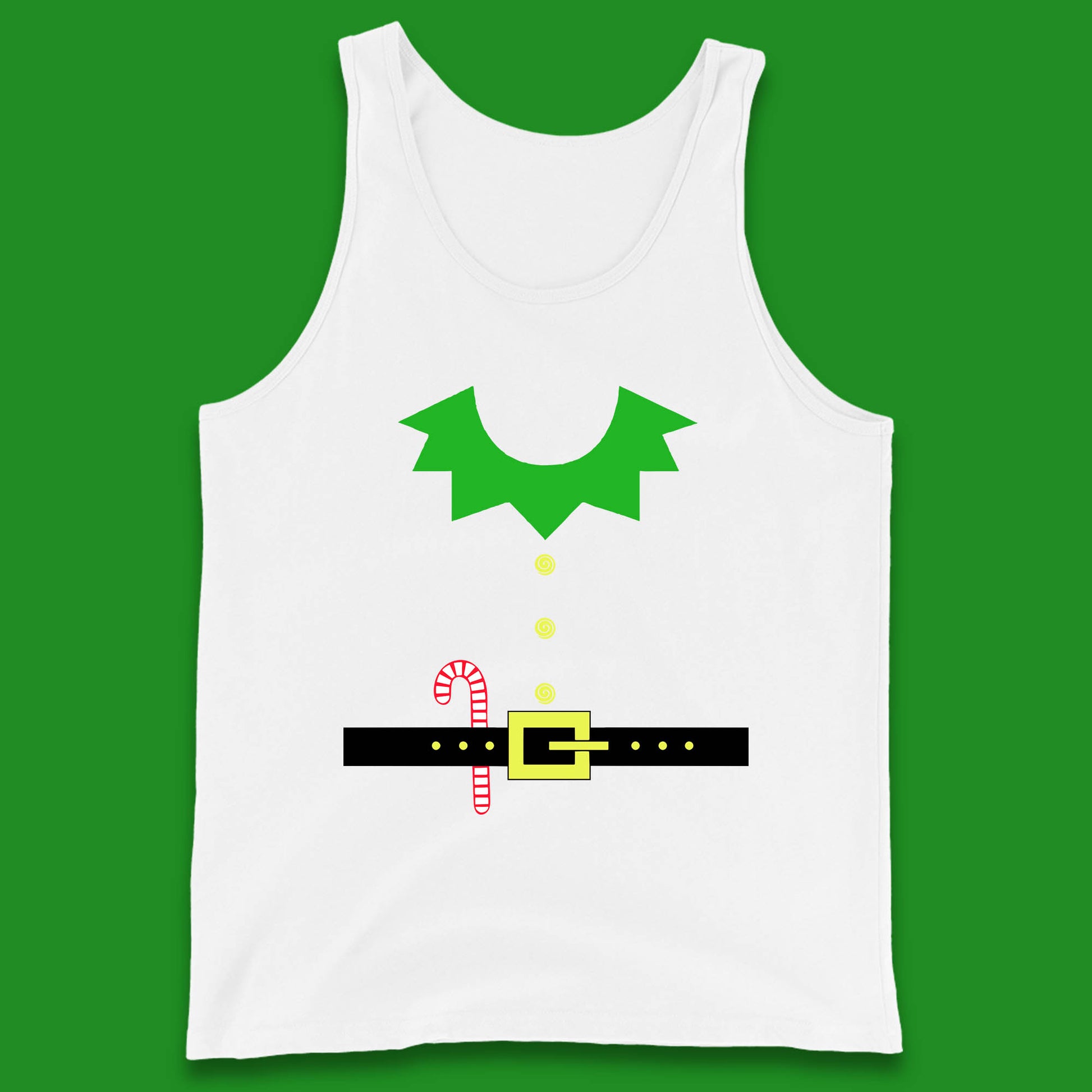 christmas elf costume christmas candy tank top