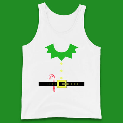 christmas elf costume christmas candy tank top
