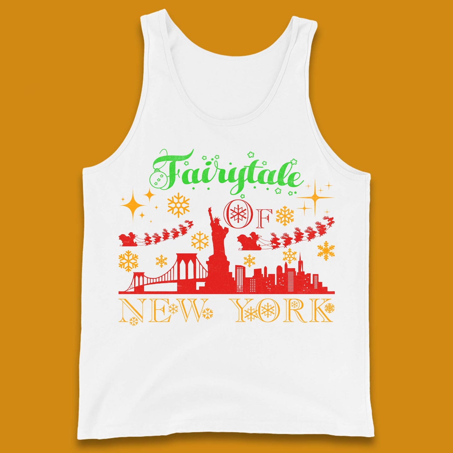 Fairytale Of New York Christmas Tank Top