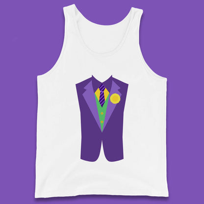 Funny Tuxedo Mardi Gras Tux Party Celebration Costume Tank Top