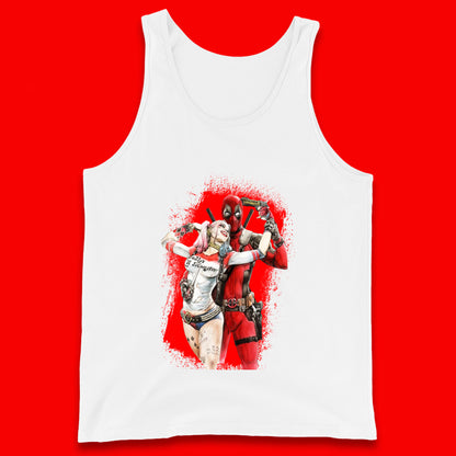 Hot DC Anime Suicide Squad Harley Quinn Deadpool Fanfiction Poster Funny Superheroes DC Comics Deadpool E Quinn Tank Top