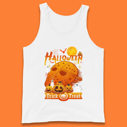 Happy Halloween Jason Voorhees Face Mask Halloween Friday The 13th Horror Movie Halloween Pumpkins Tank Top