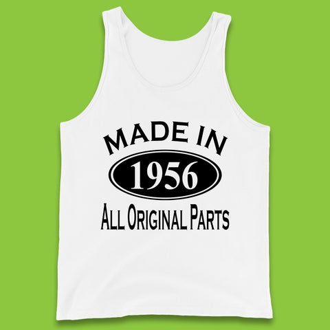 Made In 1956 All Original Parts Vintage Retro 67th Birthday Funny 67 Years Old Birthday Gift Tank Top