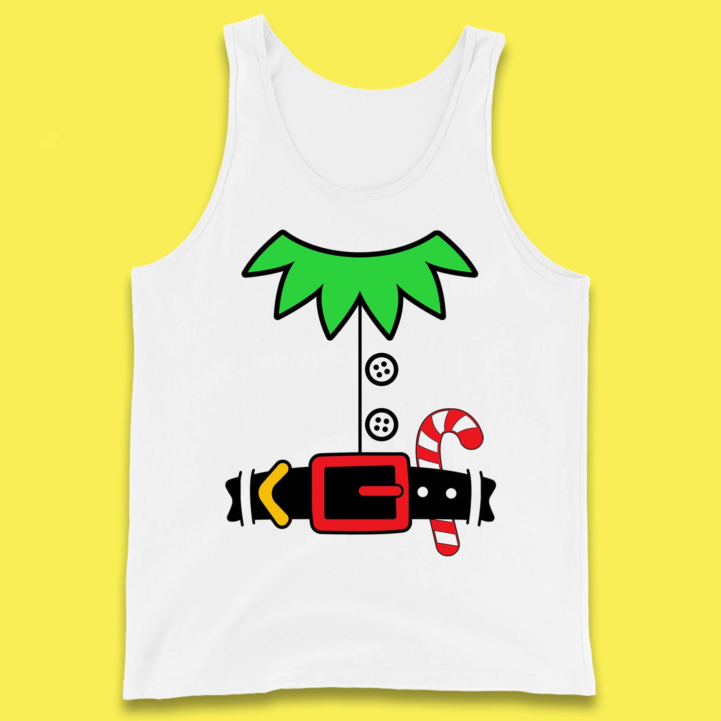 christmas elf costume tank top