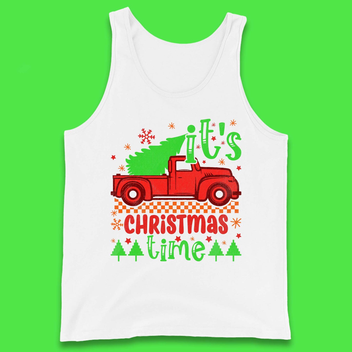 Christmas Truck Tank Top