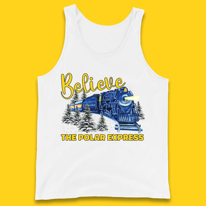 Believe The Polar Express Christmas Train Tank Top