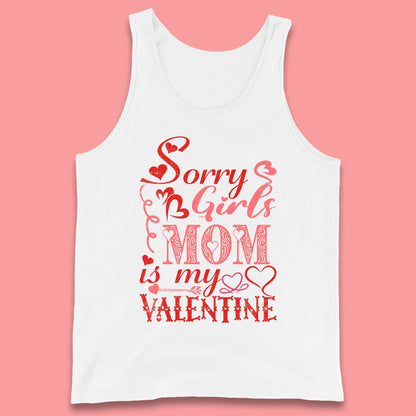 Mom Is My Valentine Tank Top
