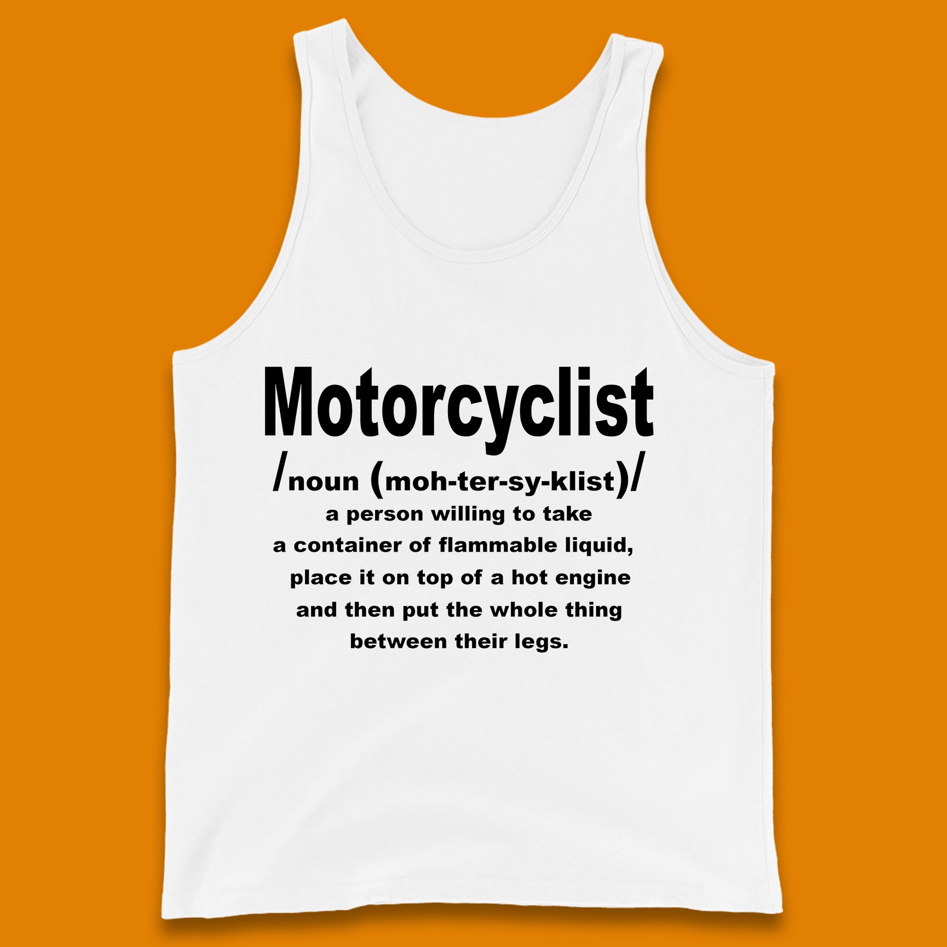 Motorcycle Tank Top Mens