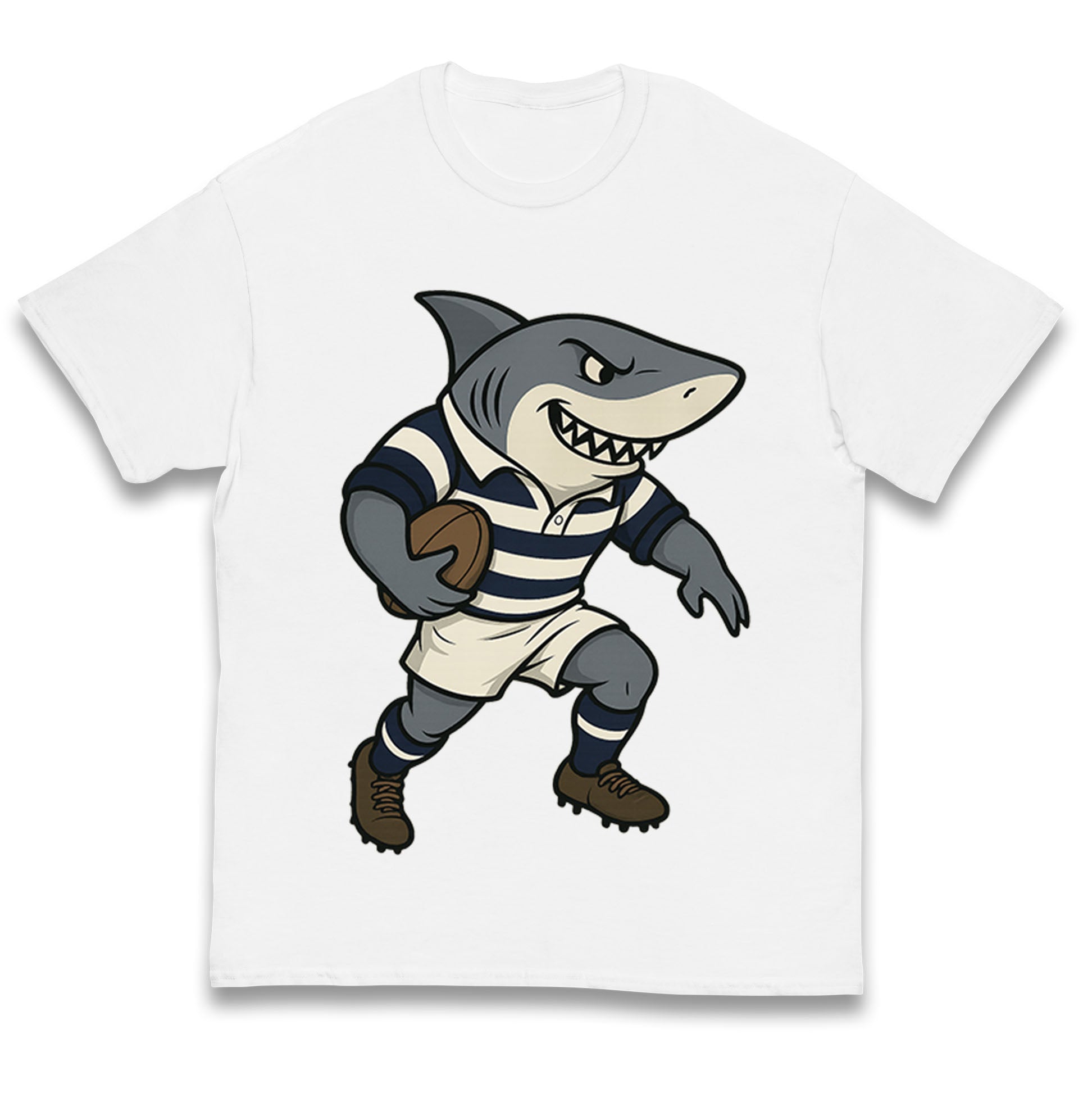 Retro Sale Sharks Rugby Union Kids T Shirt