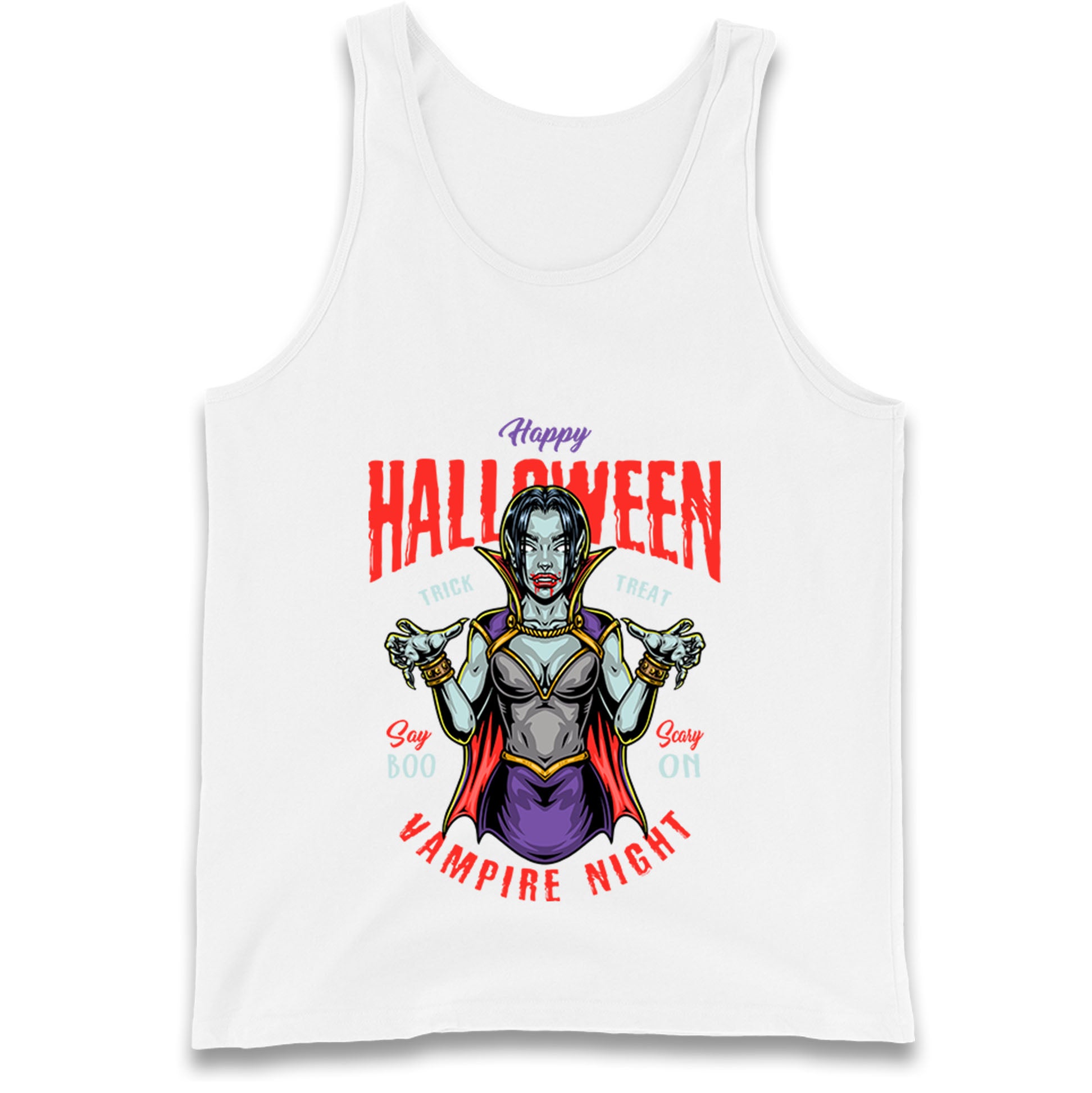 Halloween Vampire Tank Top