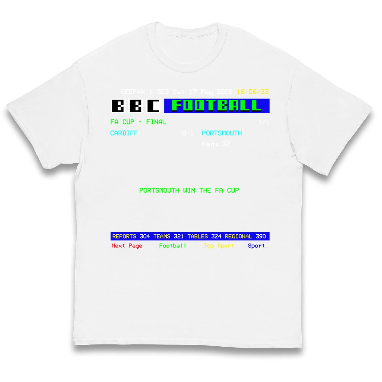 Portsmouth FA Cup Winners 2008 Kids T Shirt