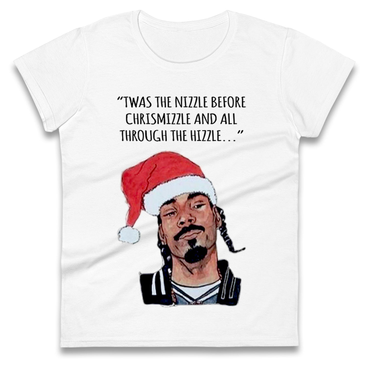 Santa Snoop Dogg Ladies T Shirt