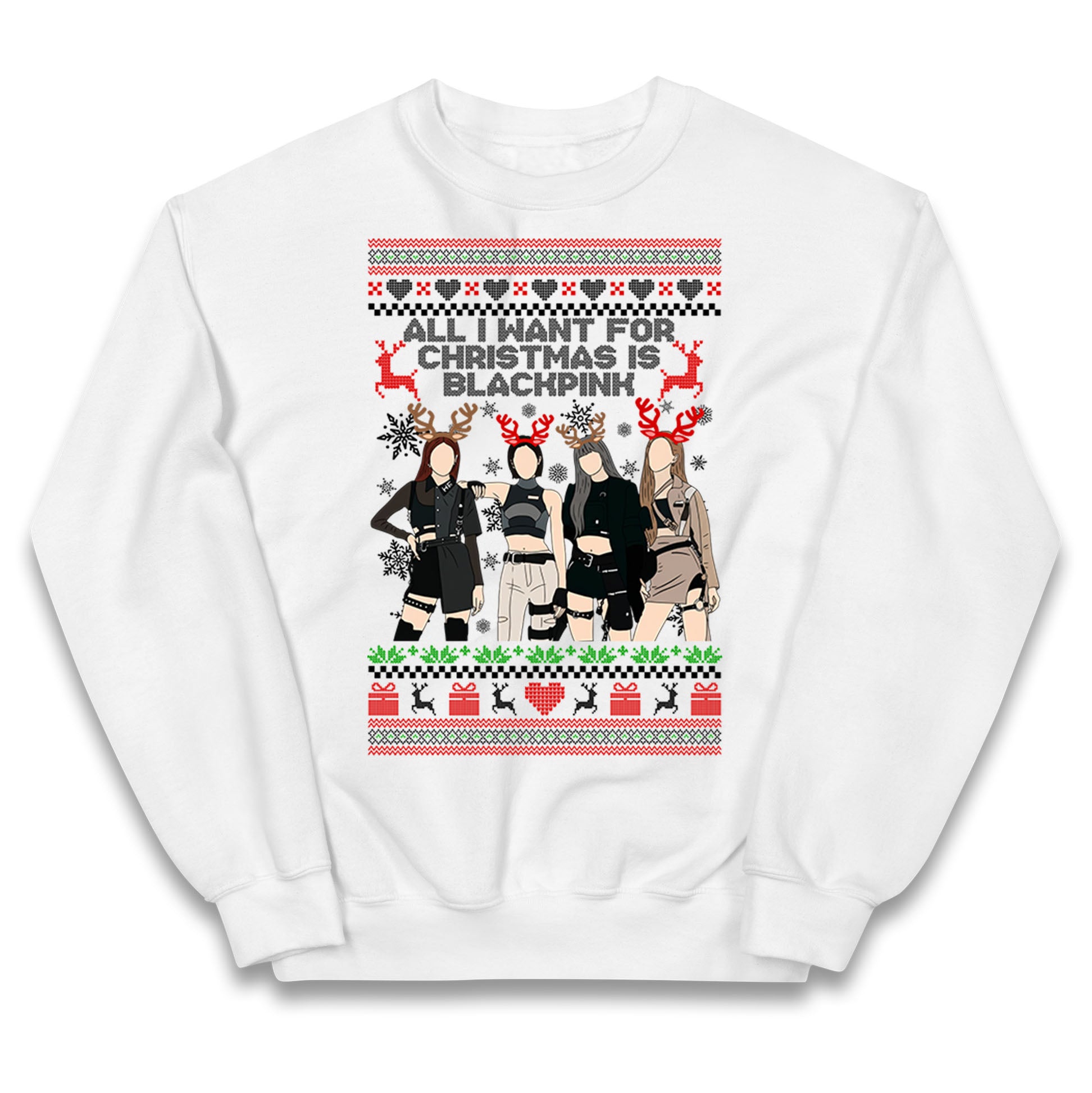 BlackPink Christmas Kids Jumper
