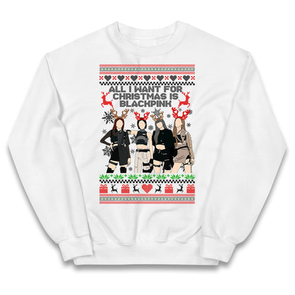 BlackPink Christmas Kids Jumper