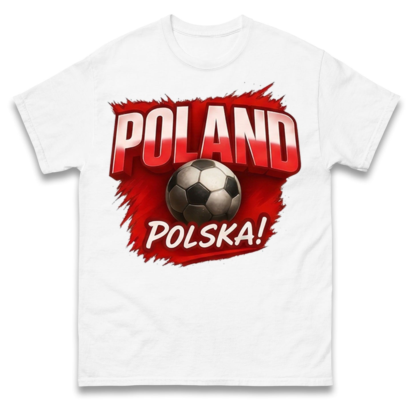 Poland Retro World Cup T Shirt 
