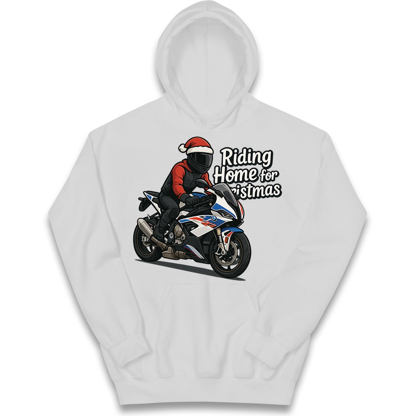 BMW S1000RR Christmas Kids Hoodie