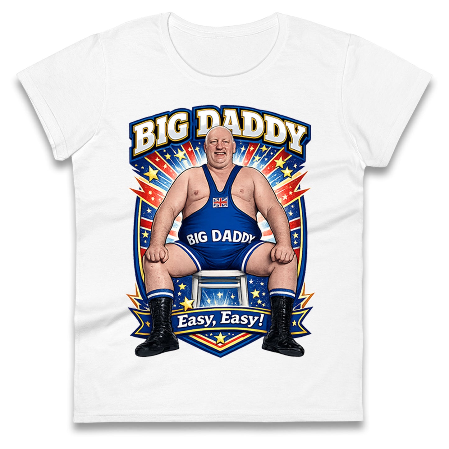 Big Daddy UK Wrestling Ladies T Shirt