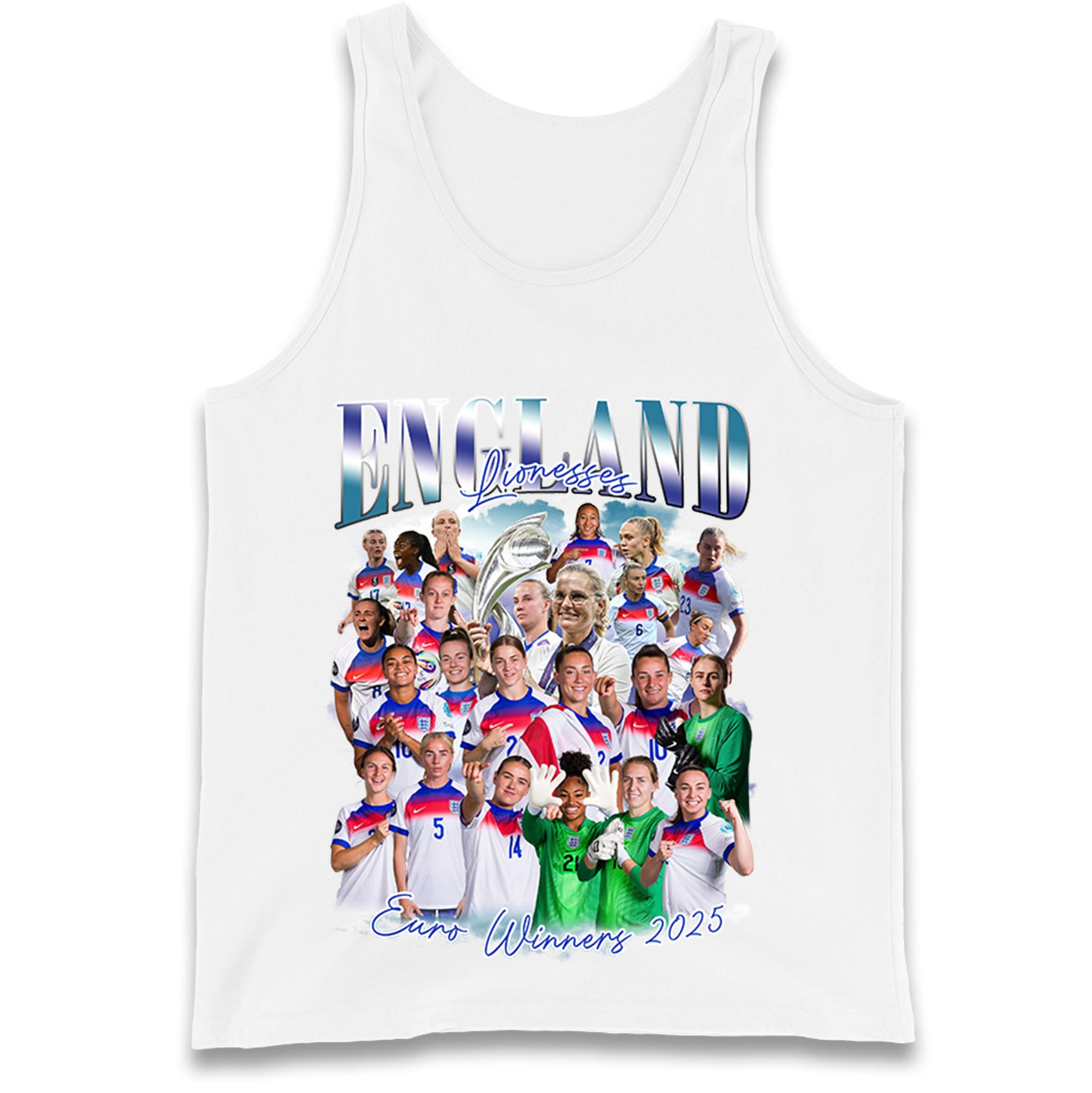 ladies england football vest tops