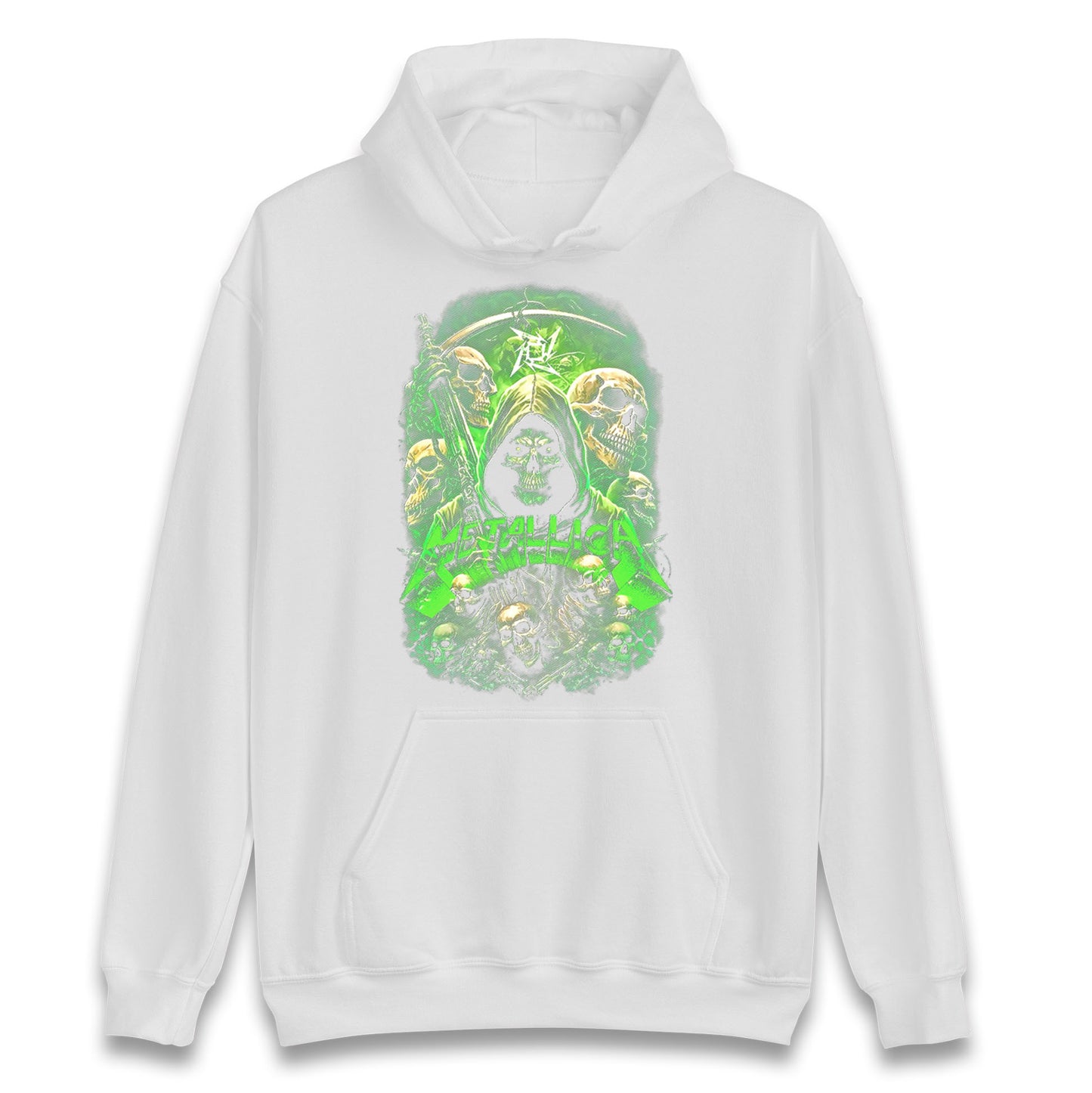 Metallica Green Skulls Hoodie
