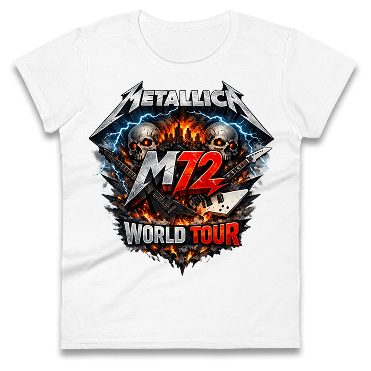 Metallica M72 World Tour Ladies T Shirt