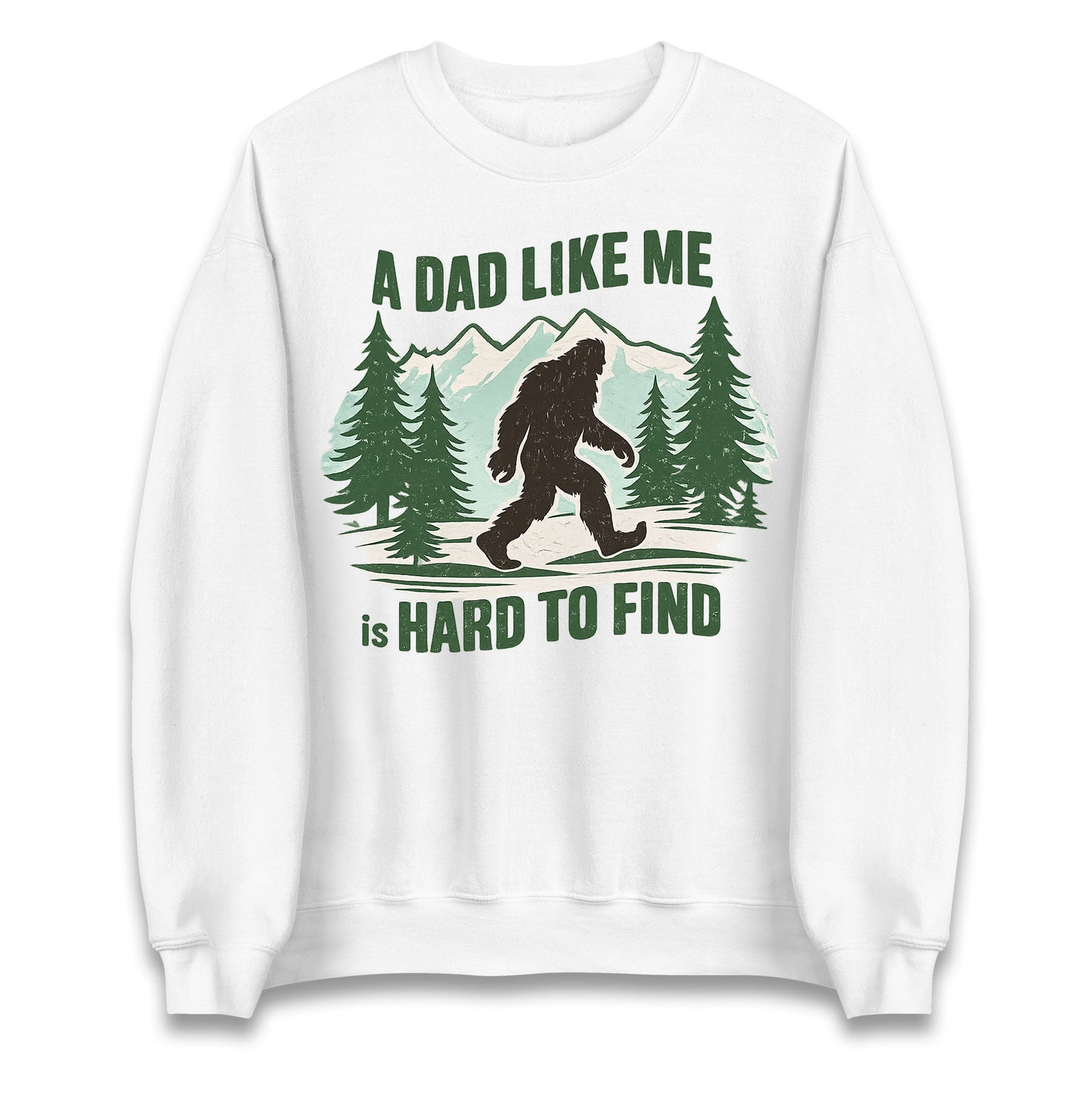 Retro Funny Bigfoot Dad Jumper