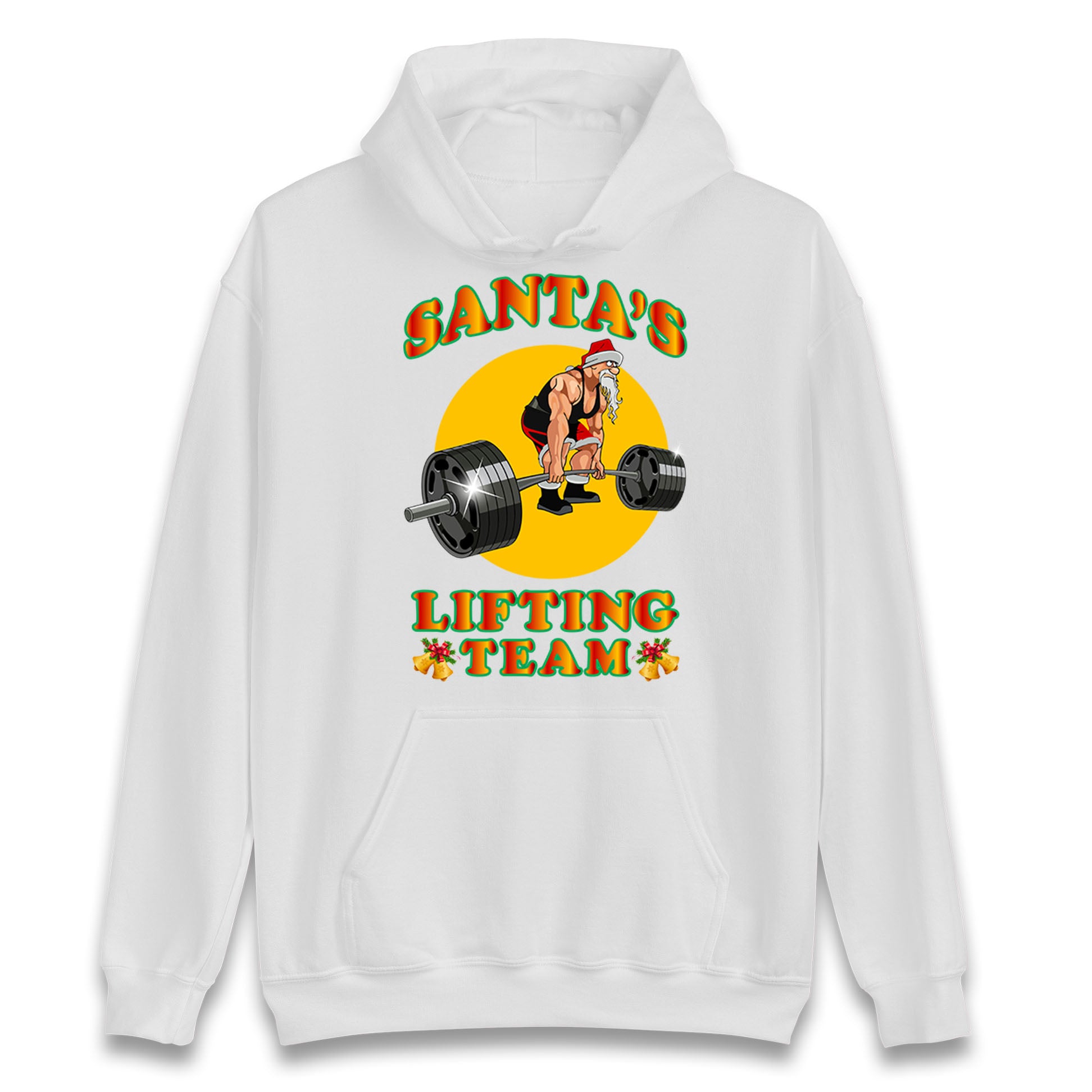 bodybuilding gym christmas hoodie