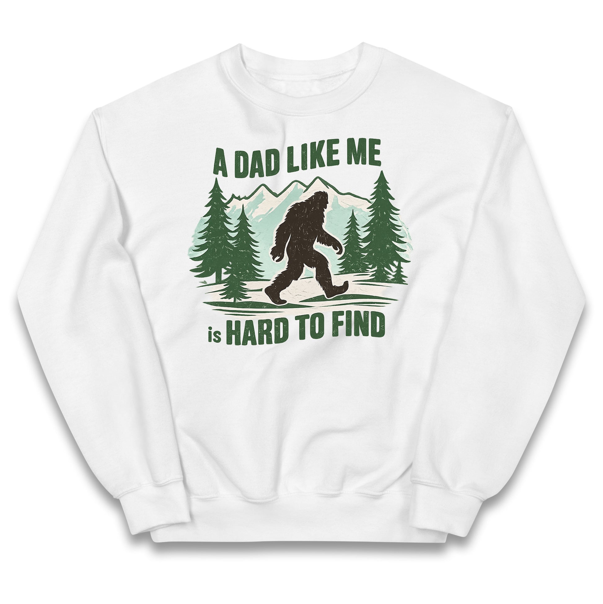 Retro Funny Bigfoot Dad Kids Jumper 