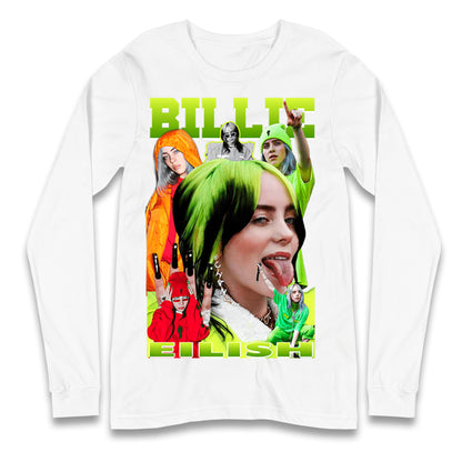 Billie Eilish Green Longsleeve T Shirt