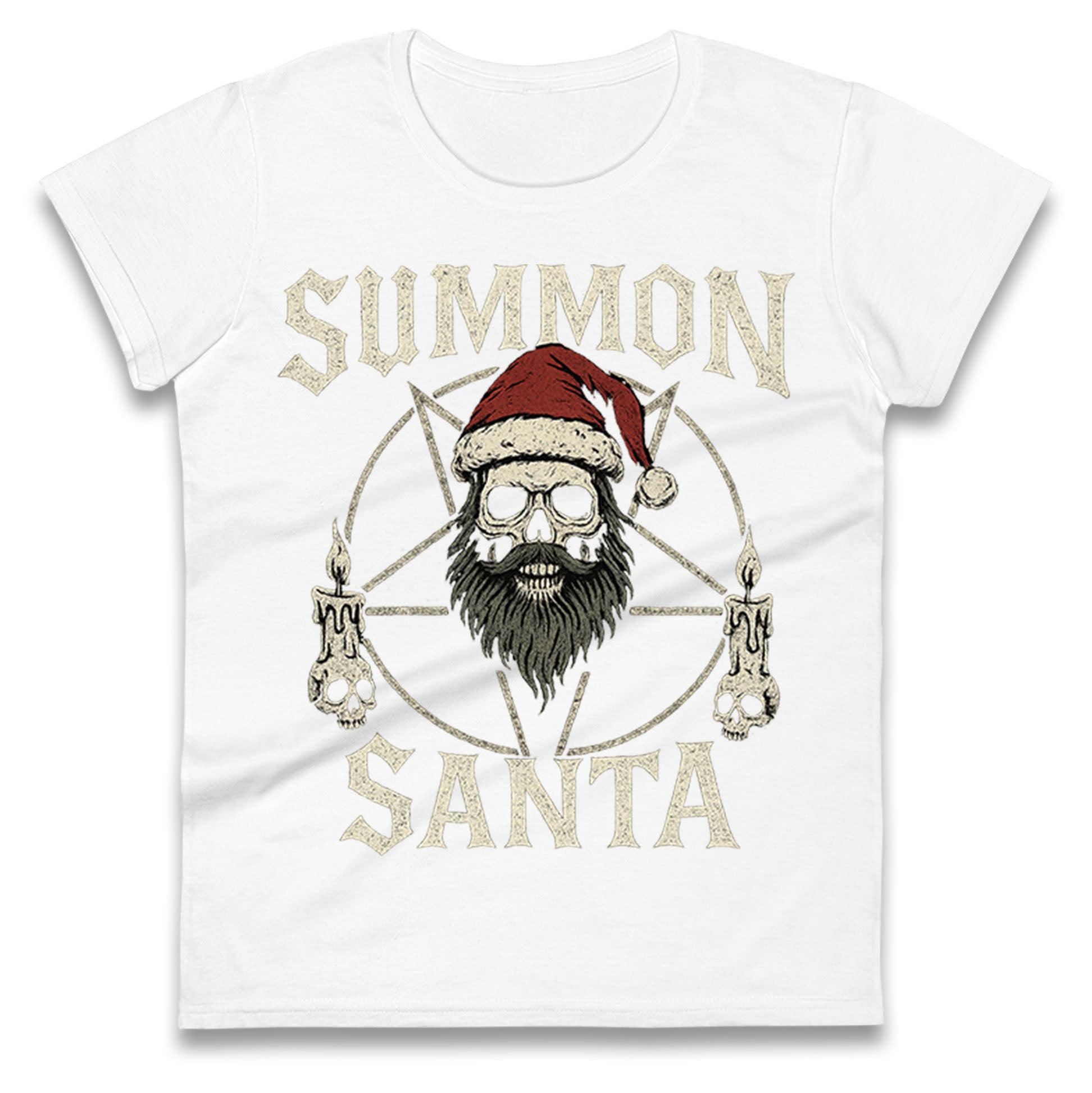 Goth Christmas Ladies T Shirt