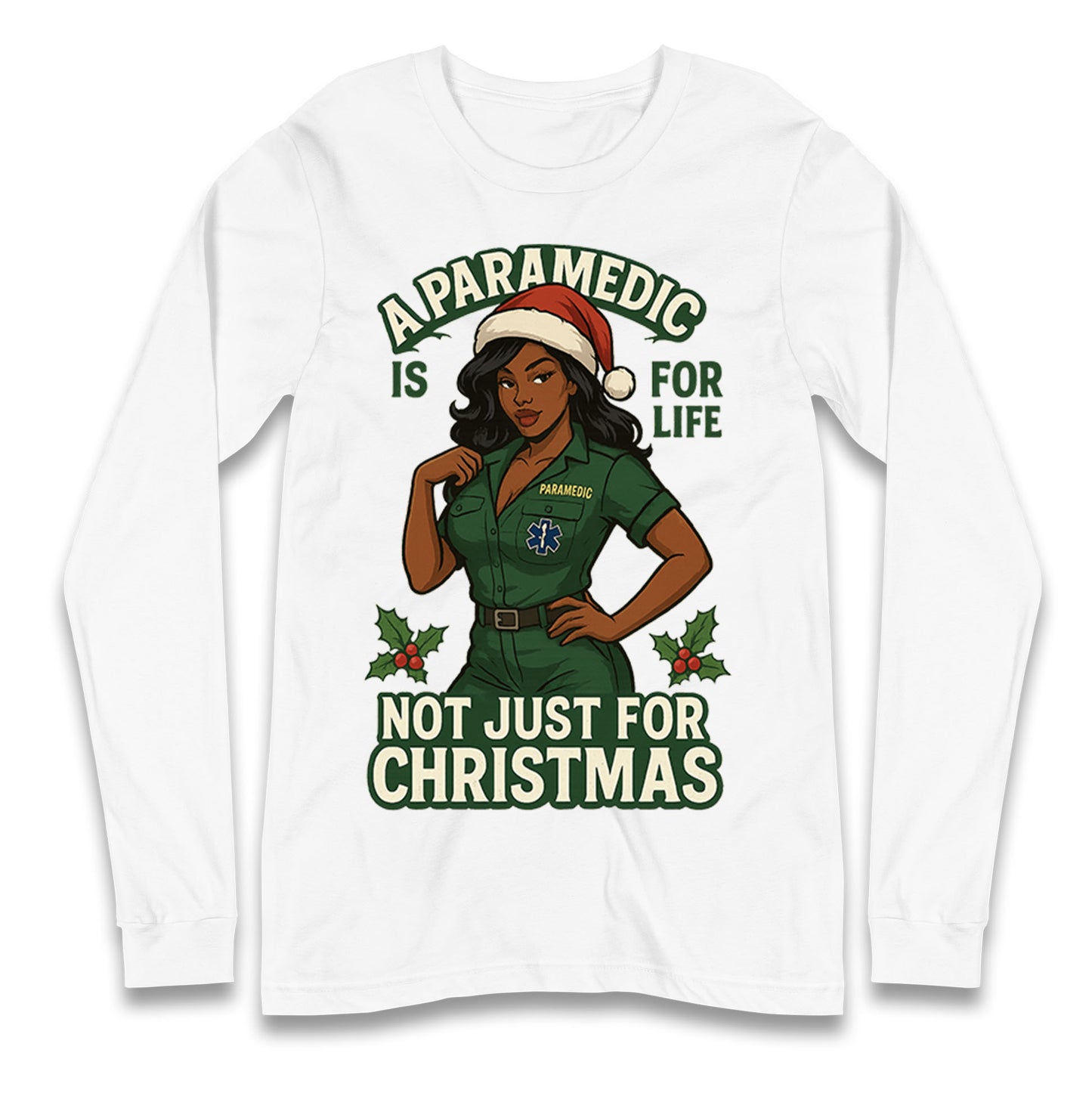 Paramedic Xmas Longsleeve T Shirt