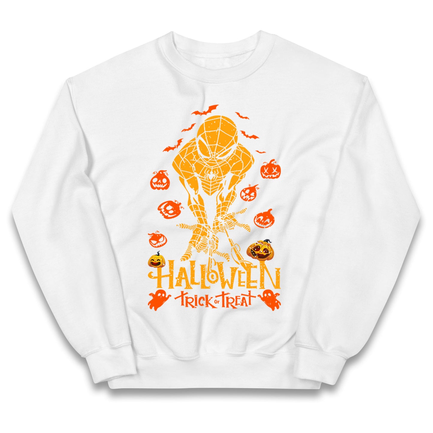 Spiderman Trick Or Treat Halloween Jumper
