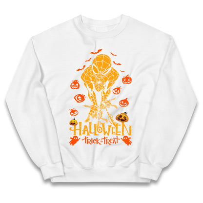 Spiderman Trick Or Treat Halloween Jumper
