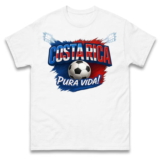 Costa Rica Retro World Cup T Shirt 