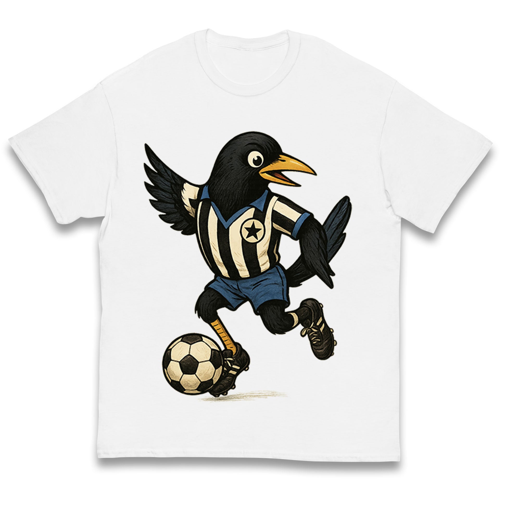 Retro Newcastle United Football Kids T Shirt