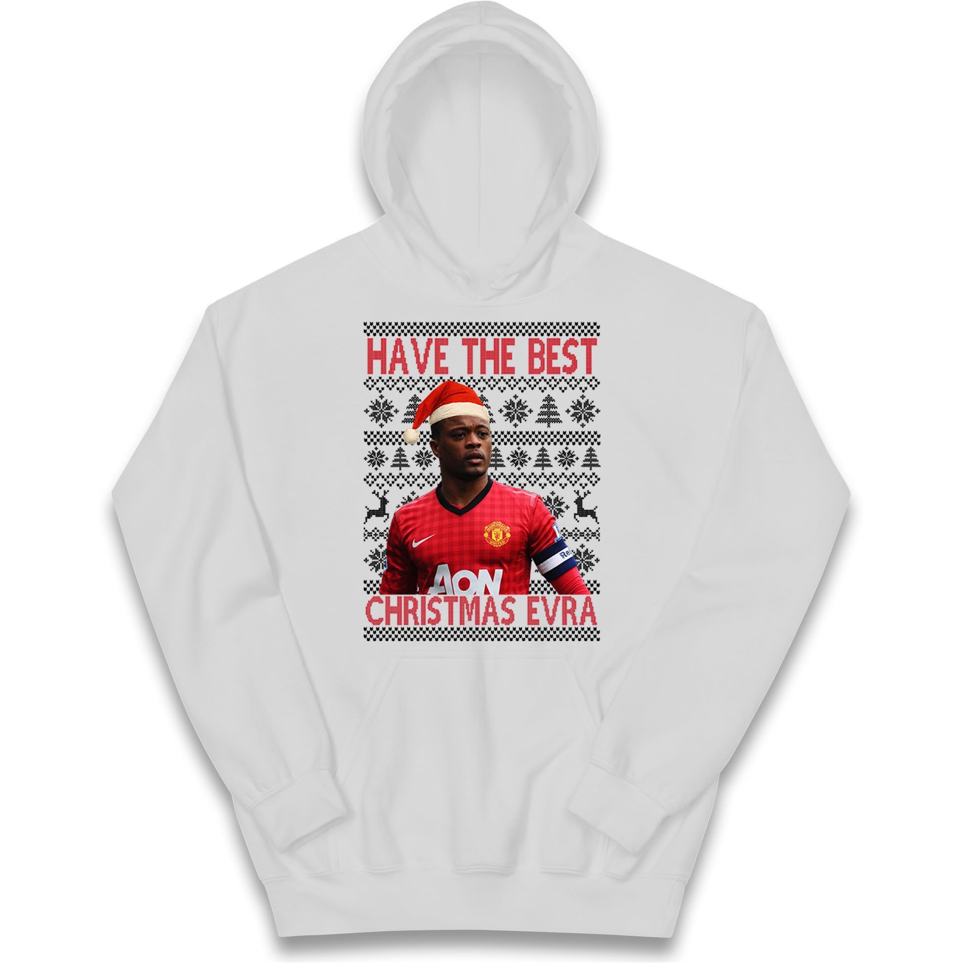 Man Utd Xmas Kids Hoodie