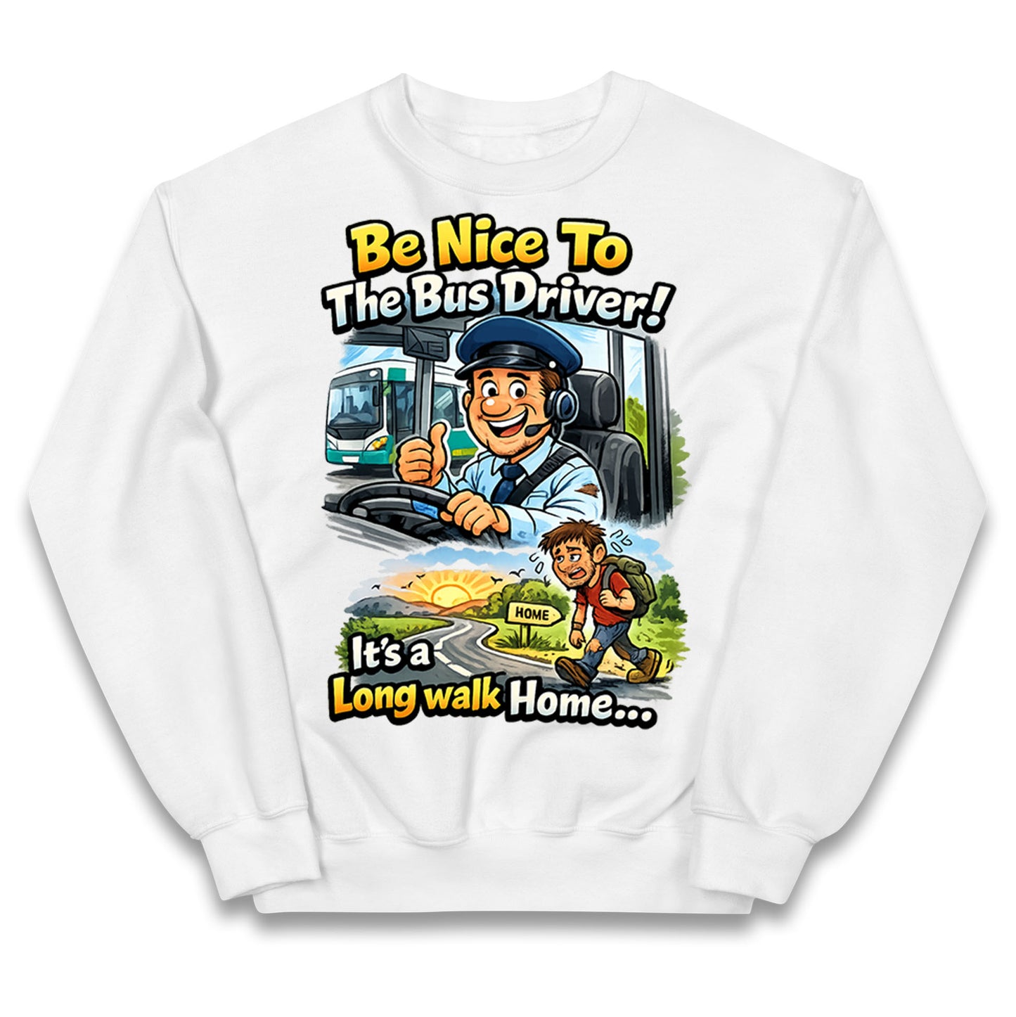 Bus Driver Kids Jumper