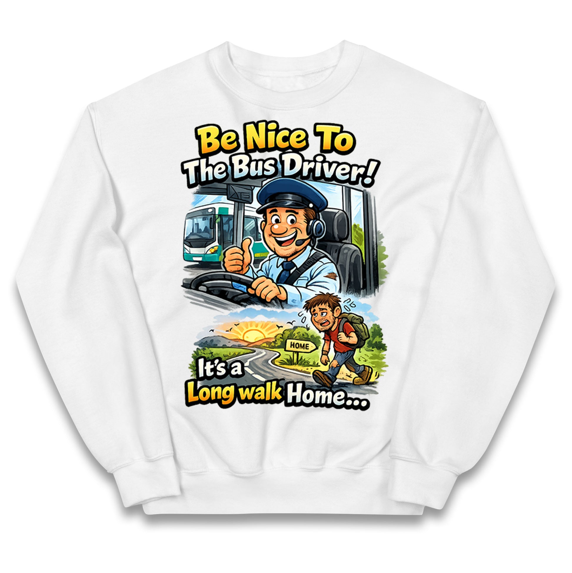 Bus Driver Kids Jumper