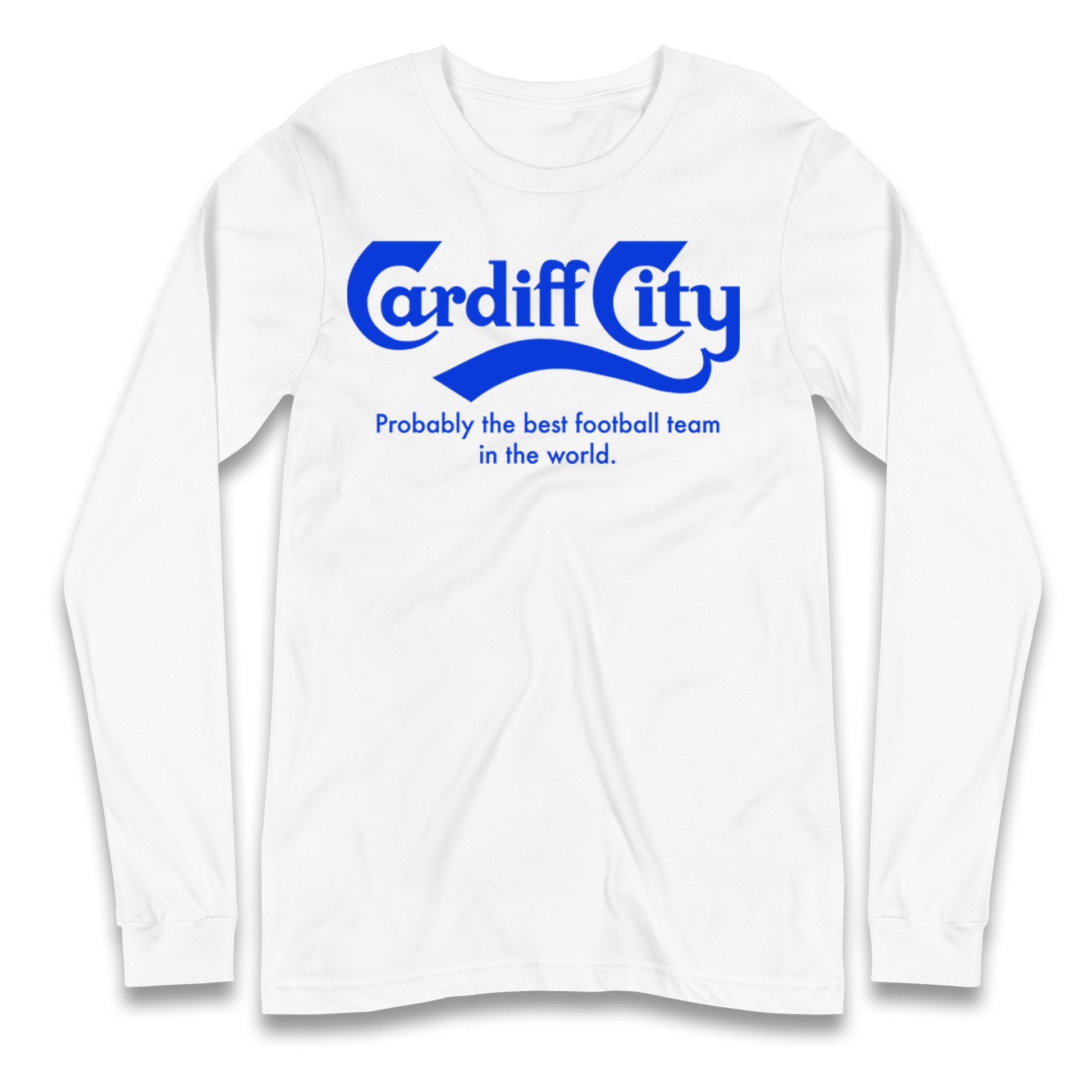 Cardiff City FC Football Longsleeve T Shirt