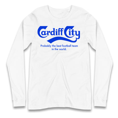 Cardiff City FC Football Longsleeve T Shirt
