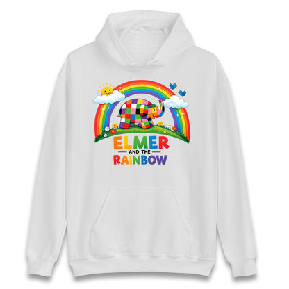 Elmer And The Rainbow Hoodie 