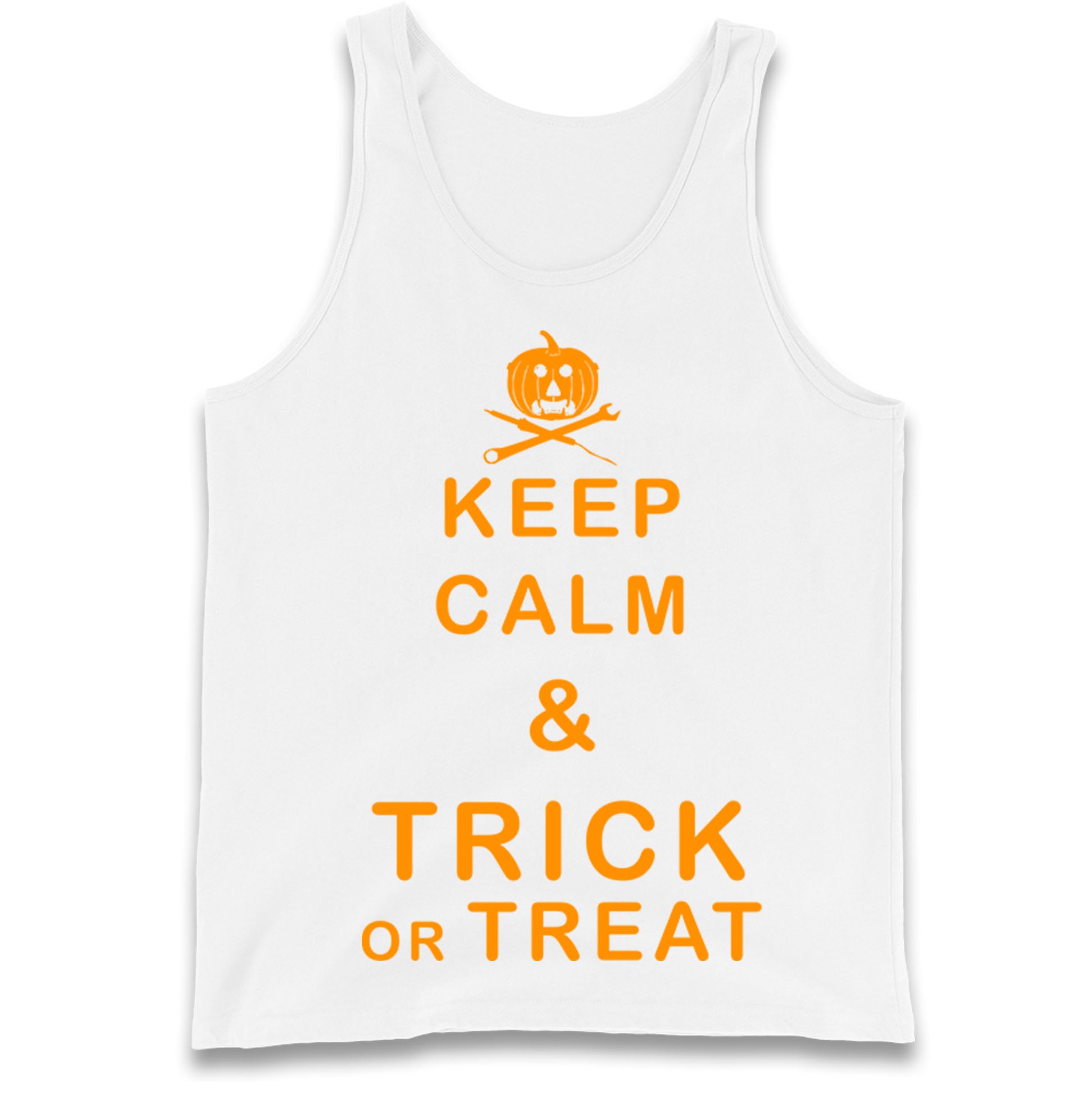Keep Calm And Trick Or Treat Tank Top
