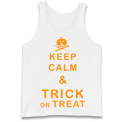 Keep Calm And Trick Or Treat Tank Top

