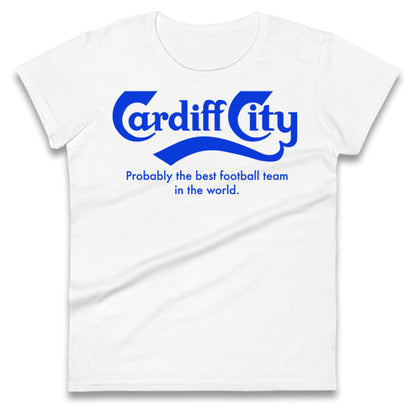 Cardiff City FC Football Ladies T Shirt 